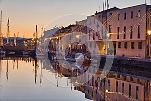 Blue hour at Cesenatico