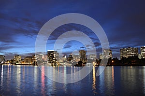 Blue Hour at the City of Oakland