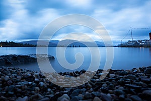 Blue hour Loch Lomond long exposure