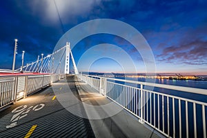 Blue hour over the San Francisco Bay Trail