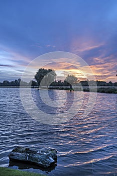 Blue hour before sunrise in Surrey