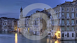 Blue hour Venice Canale Grande