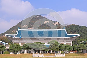 Blue house presidential office Seoul Korea
