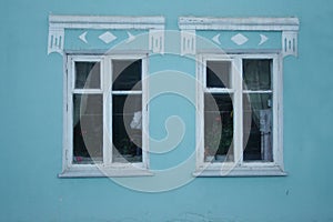 blue house white shutters