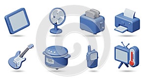 Blue Household & Electronic Items