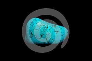 Blue howlite gemstone