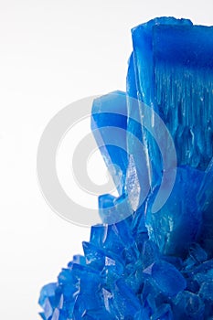 Blue ice crystal iceberg