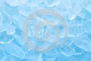 blue ice cube texture background
