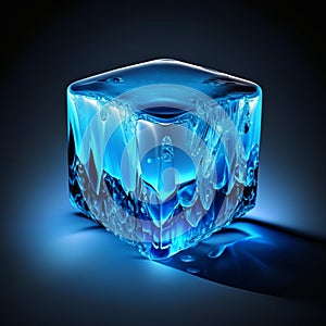 Blue ice cubes can be a fun and visually appealing addition to drinks