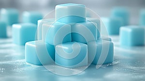 Blue Ice Cubes