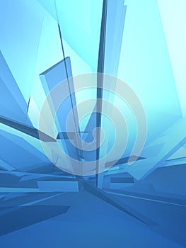 Blue ice deconstruction