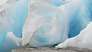 Blue White Nature Glacier Background