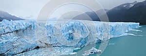 Blue ice glaciar panorama, Perito Moreno