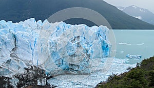 Blue ice glaciar Perito Moreno