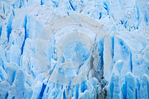 Blue ice glaciar Perrito Moreno