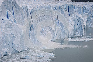 Blue ice monolith: Perito Moreno\'s towering presence photo