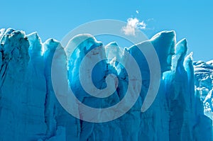 Blue ice of Perito Moreno Glacier, Argentina