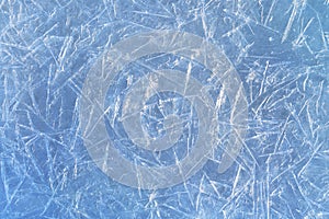 Blue ice texture