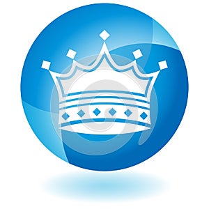 Blue Icon - Crown