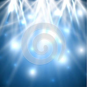 Blue illuminated background photo