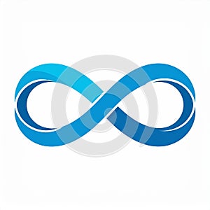 Blue Infinity Symbol