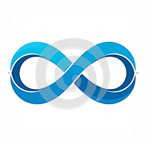 Blue Infinity Symbol