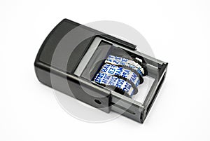 Blue Ink Plastic Date Stamper