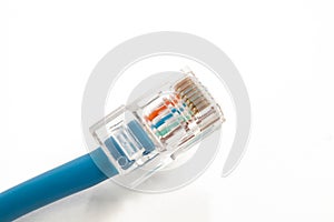 Blue Internet Cable