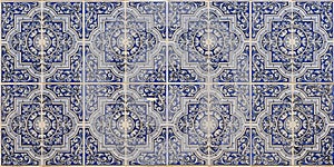 Blue Islamic patterns