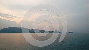 Blue island at Selat Sunda