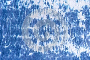 Blue Japanese Style Shibori Tie Dye Design