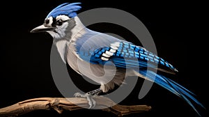 Blue Jay On Stick: A Hyperrealistic Still Life Inspired By James Nares