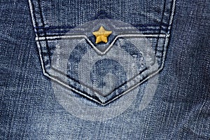 Blue jean background