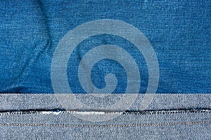 Blue jean background ,Blue denim jeans texture