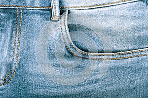 Blue jean background .Blue denim jeans texture. Jeans background
