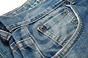 Blue Jean Denim Texture Background.