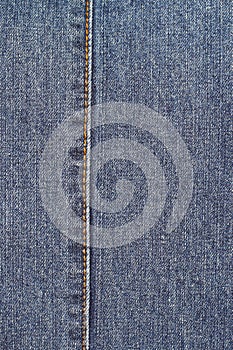 Blue jean detail