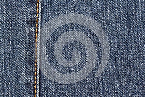 Blue jean detail