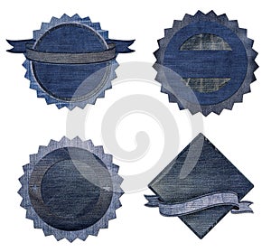 Blue jean Premium Quality and Guarantee Labels