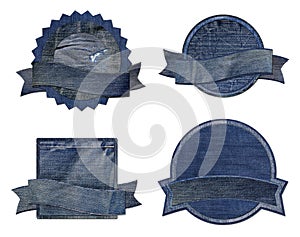 Blue jean Premium Quality and Guarantee Labels