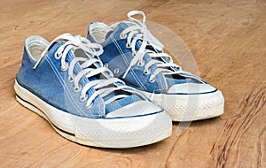 Blue jean sneaker