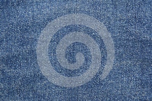 Blue jean texture. Blank denim textile background. Soft fabric. Flat cotton