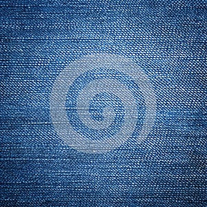 Blue jean texture close-up photo