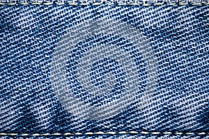 Blue jean textured background