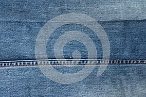 Blue jeans denim old texture pattern closeup