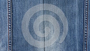 Blue jeans denim old texture pattern closeup