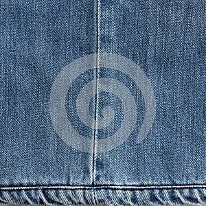 Blue jeans denim old texture pattern closeup