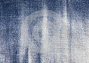 Blue jeans fabric. Empty denim background