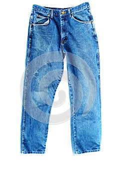 Blue Jeans Isolated on white