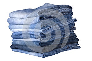 Blue jeans stack